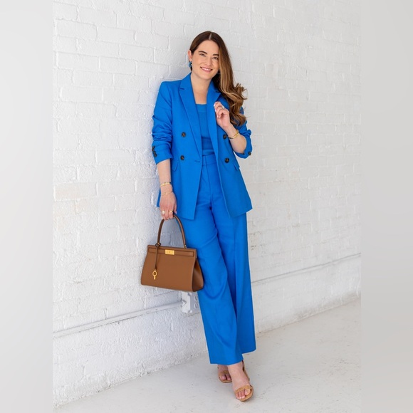 Ann Taylor Jackets & Blazers - Blue Ann Taylor Suit